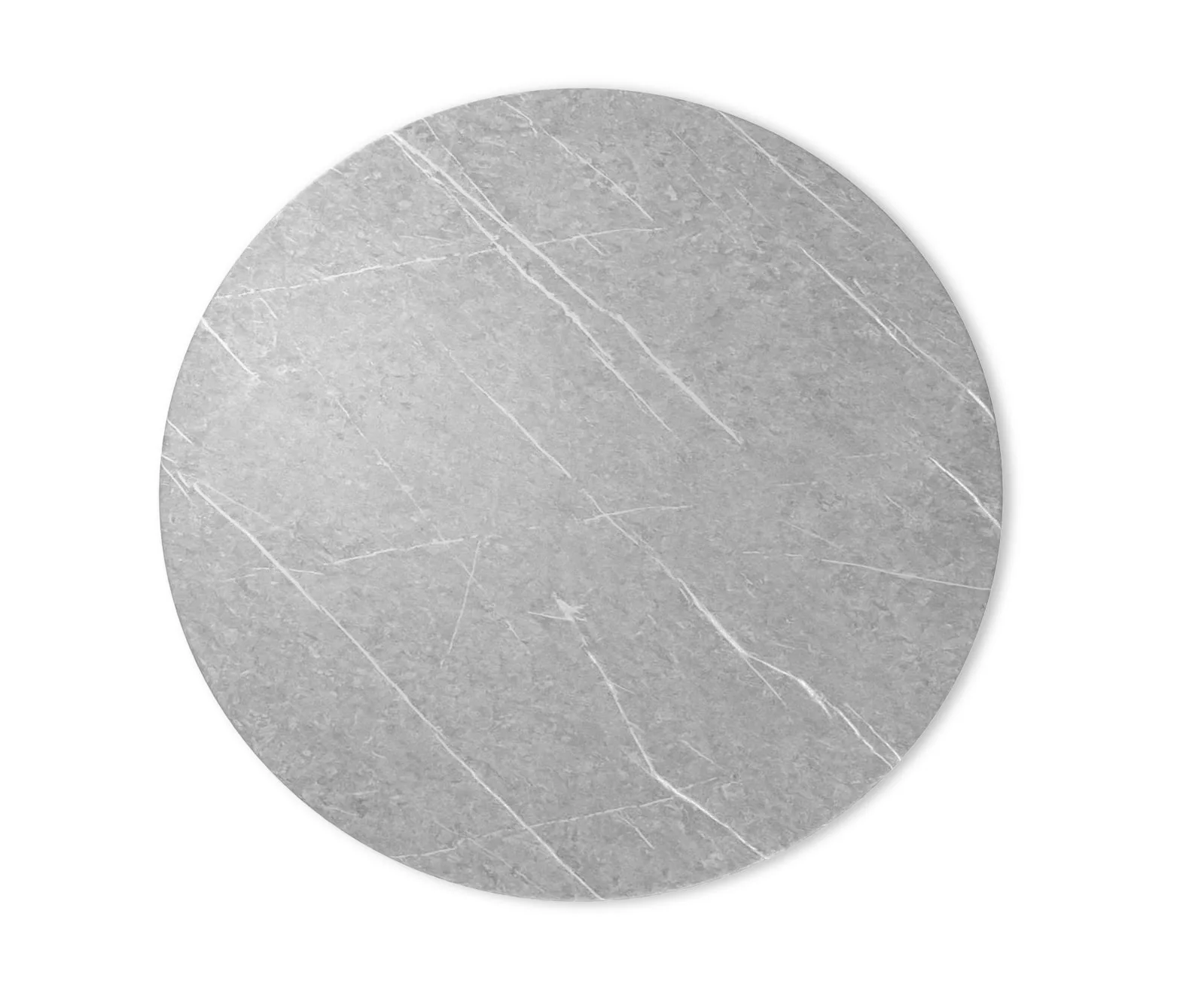 Изображение Стол кухонный круглый Sheffilton 90 см черный муар / серый мрамор