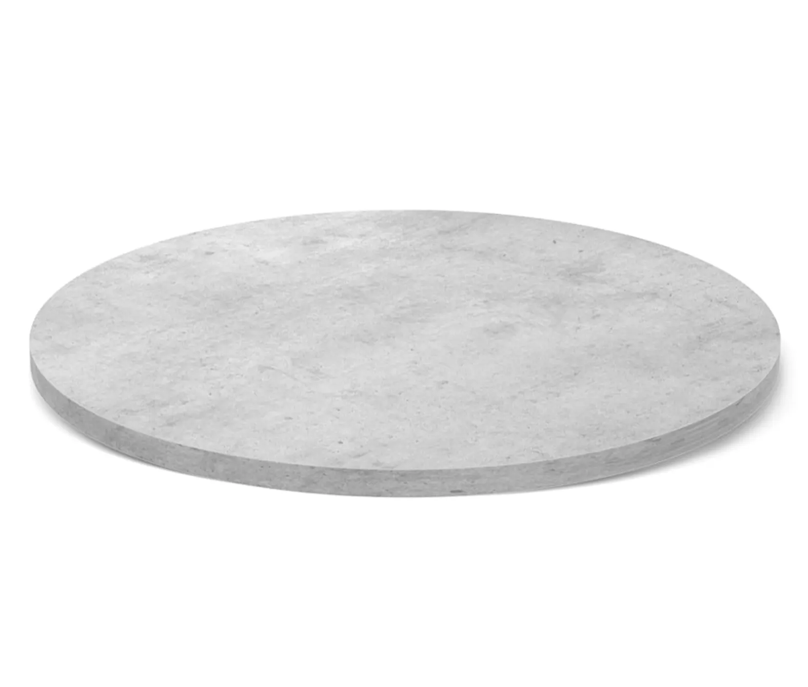Изображение Стол кухонный круглый Sheffilton 90 см белый муар / бетон чикаго светло-серый