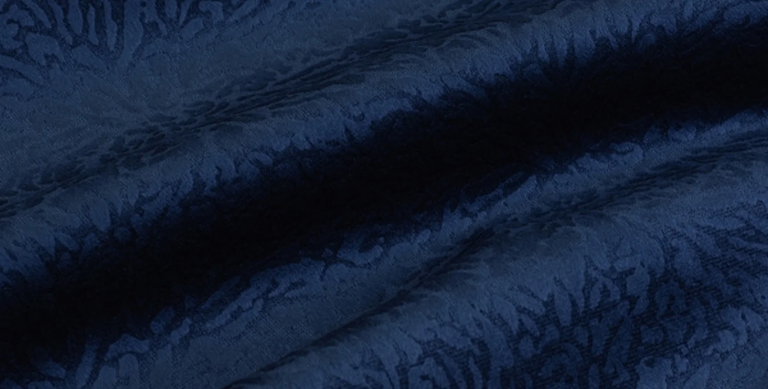 Изображение Диван прямой Клайд мини 140 х 195 велюр синий